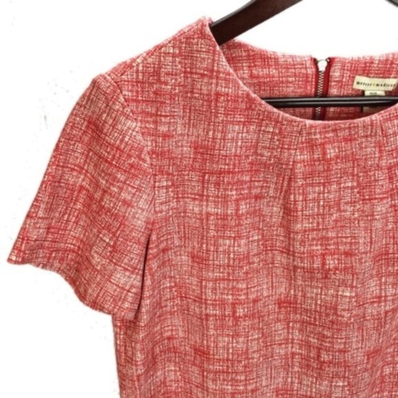 mercer & madison Tops - Mercer & Madison Red & Ivory Boxy Top Size M